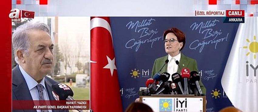 AK Parti'den Akşener'in sözlerine ilk yorum