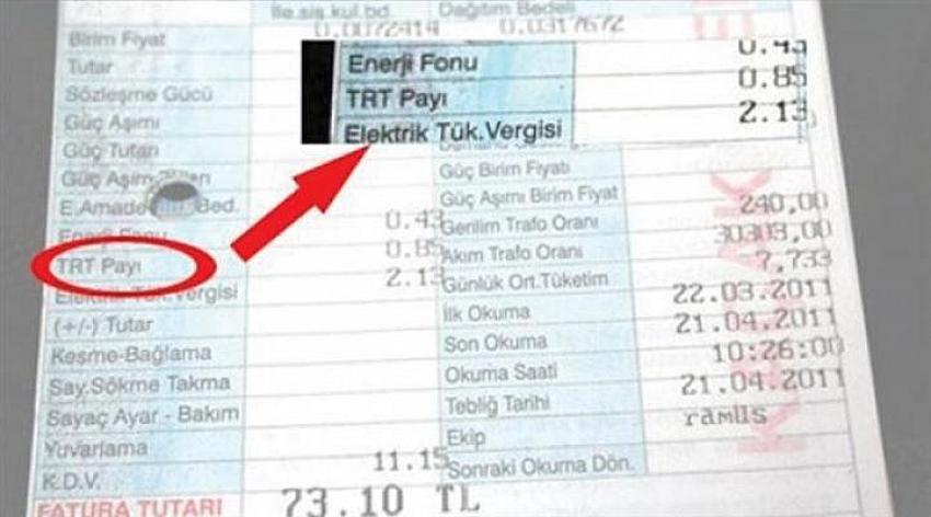 'TRT Payı' artık faturalara yansımayacak