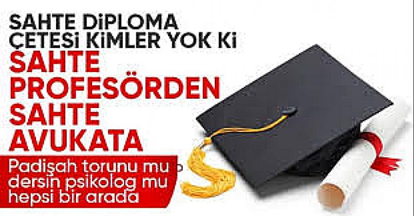 Sahte diploma çetesi.!