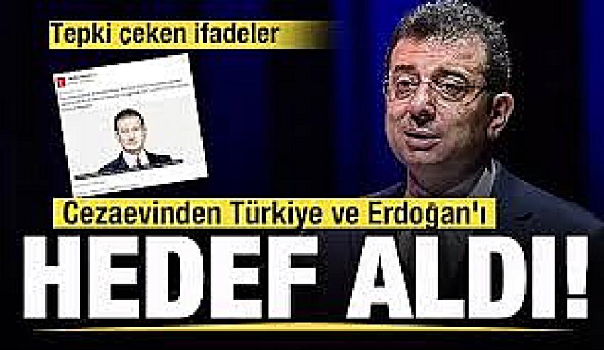 İmamoğlu,yine Türkiye'yi şikayet etti!