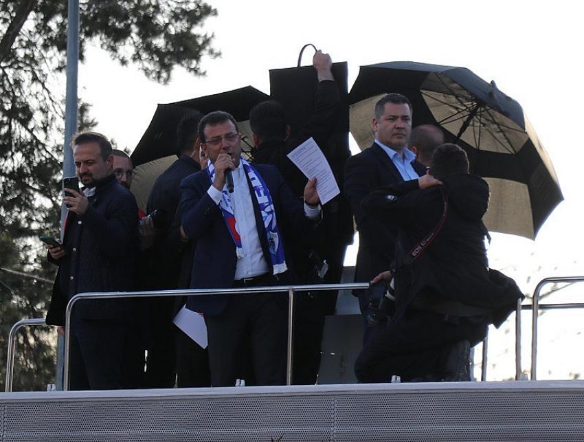 Erzurum'da kışkırtma Sabiha Gökçen'de turuncu prova
