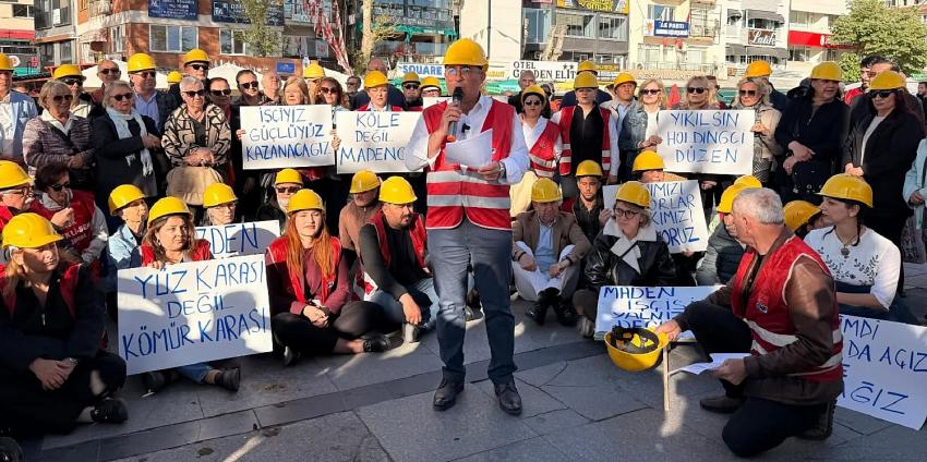 Bandırma CHP’den Doruk Maden işçilerine destek