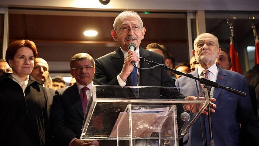ALTILI MASANIN CUMHURBAŞKANI ADAYI KILIÇDAROĞLU OLDU