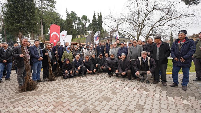 Büyükşehir’in fidanları çiftçiye katkı olacak
