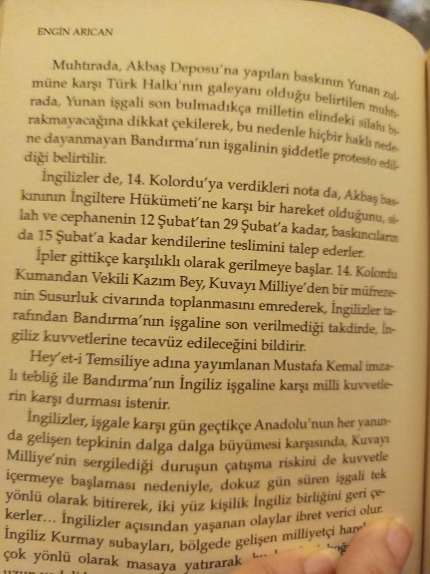 14.KOLORDU’YU YENİ KEŞFEDENLER, ARICAN 16 yıl ÖNCE KUVAY-I MİLLİYE DESTANI SARI PAŞA’SINDA YAZDI! OKUMUYORSUNUZ.. KIT TARİH BİLGİNİZLE KAMUOYUNU YANILTIYORSUNUZ!