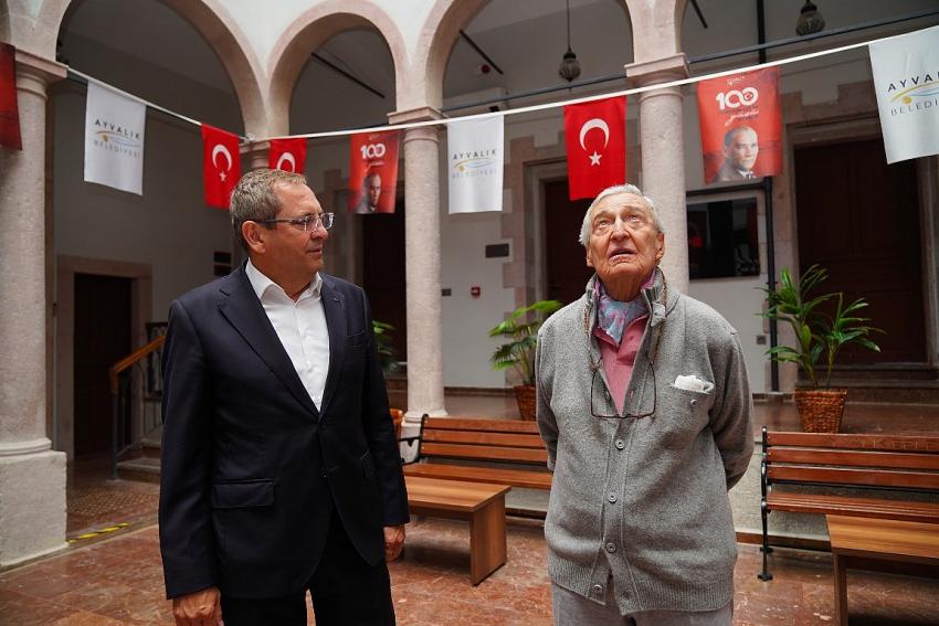 Koç Holding Yönetim Kurulu Onursal Başkanı M. Rahmi Koç’tan Başkan Mesut Ergin’e ziyaret