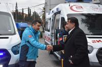 BALIKESİR’E, 4 AMBULANS ve 1 ADET UMKE ARACI TESLİM EDİLDİ…