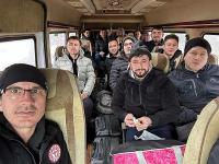 GÖNÜLLÜ SAĞLIK EKİBİ YOLA ÇIKTI