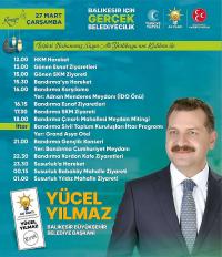 İçişleri Bakanı Ali Yerlika'ya, Yücel Yılmaz ile Bandırma'ya geliyor