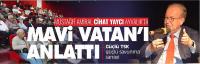 Cihat Yaycı Ayvalık’ta Mavi Vatan’ı anlattı