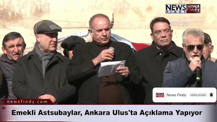 Emekli astsubaylar tepkili